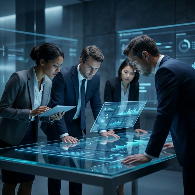 Business Professionals Collaborative Planning